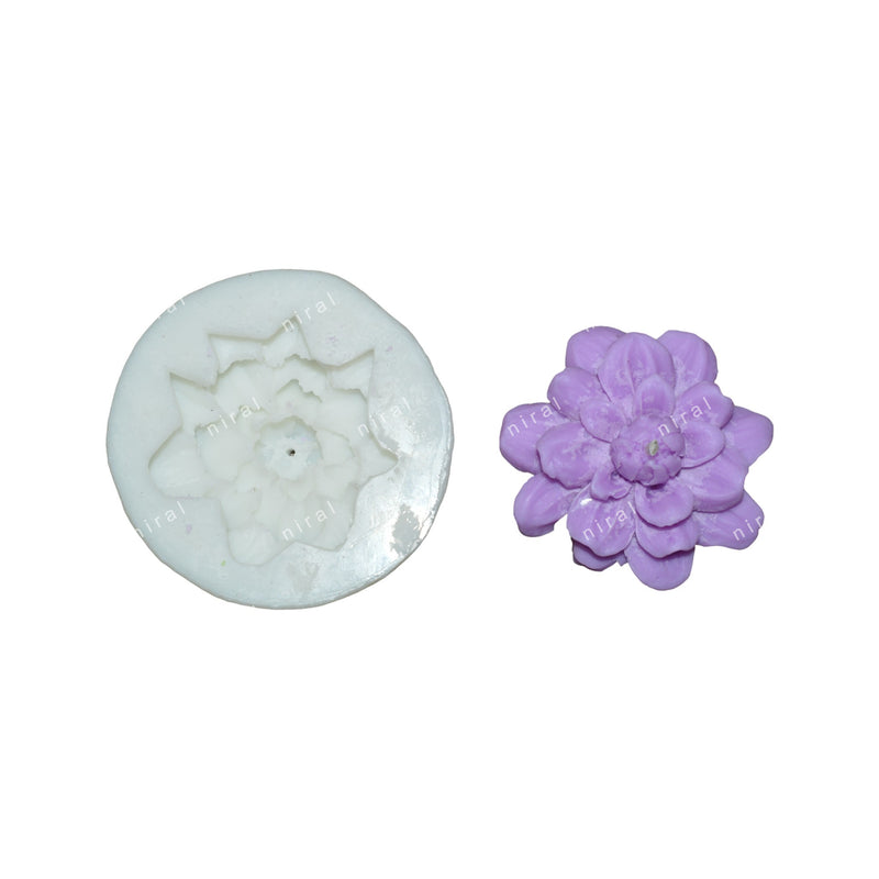 Lotus Flower Silicone Candle Mould HCM21728, Niral Industries.
