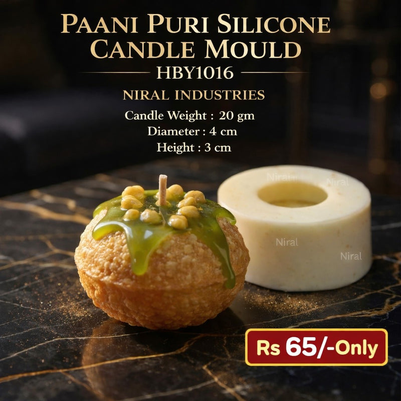 Paani Puri Silicone Candle Mould, Niral Industries. HBY1016