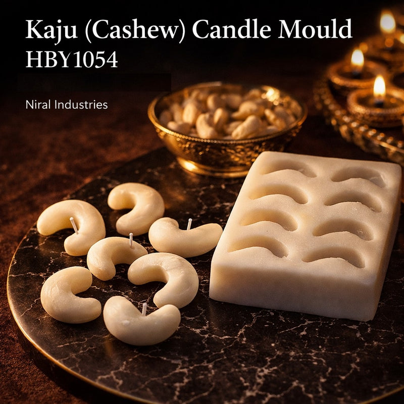 Kaju (Cashew) Candle Mould HBY1054, Niral Industries