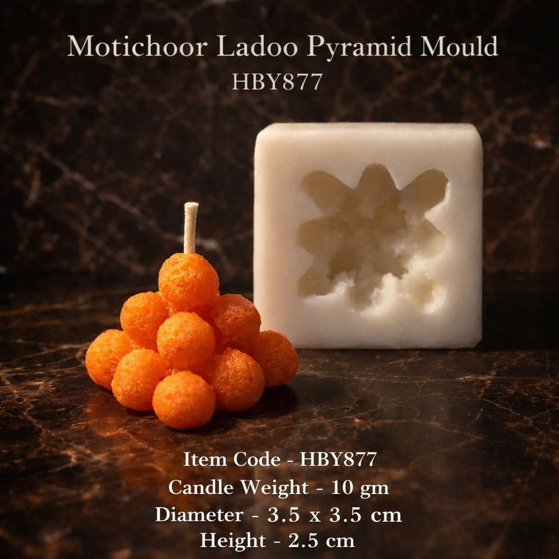 Motichoor Ladoo Pyramid Mould HCM21204, Niral Industries.