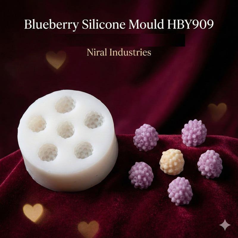 Blueberry Silicone Mould HBY909, Niral Industries.