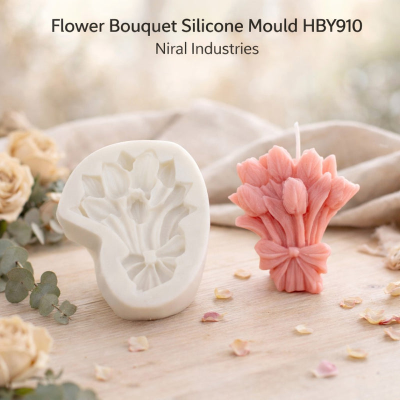 Flower Bouquet Silicone Mould HBY910, Niral Industries.