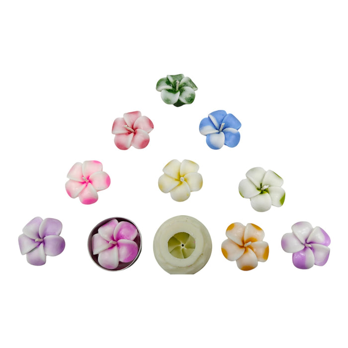 Periwinkle Flower Candle Mould, HBY180 - 5 Pcs Combo ₹250 (Just ₹50 Each!)