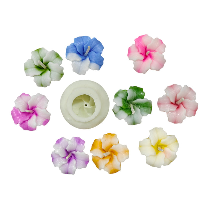 Flower Silicone Candle Mould HBY114, HBY158, HBY180, HBY183, HBY185 - Combo Deal ₹250 (Just ₹50 Each!)