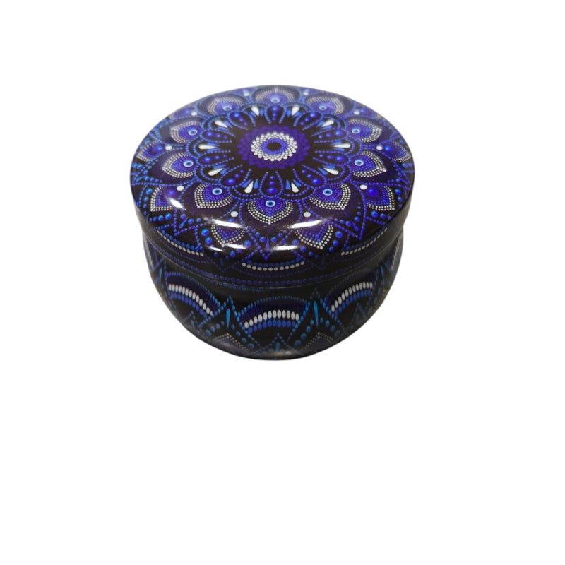 Tin Container Blue Mandla 50 ML CD13617