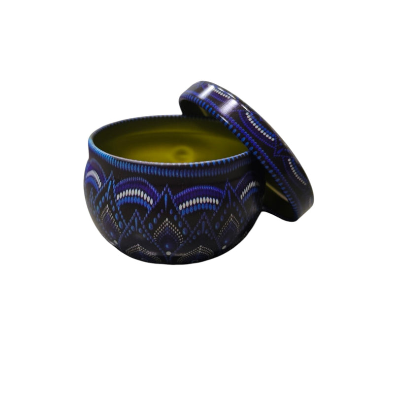 Tin Container Blue Mandla 50 ML CD13617