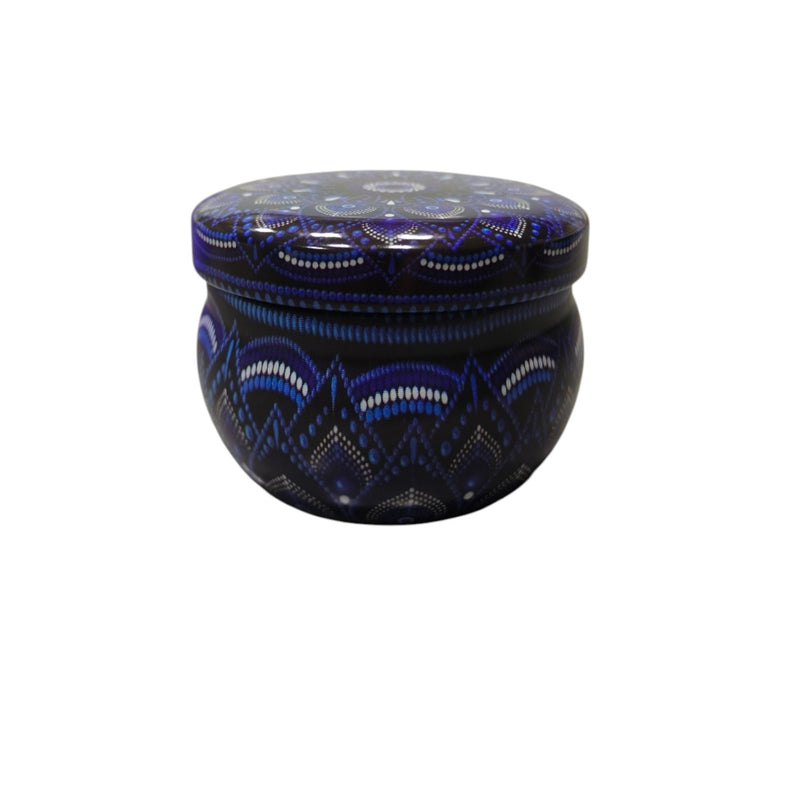 Tin Container Blue Mandla 50 ML CD13617