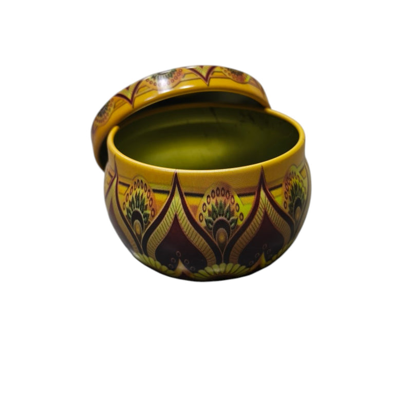 Tin Container  floral Mandala 50 ML CD13618