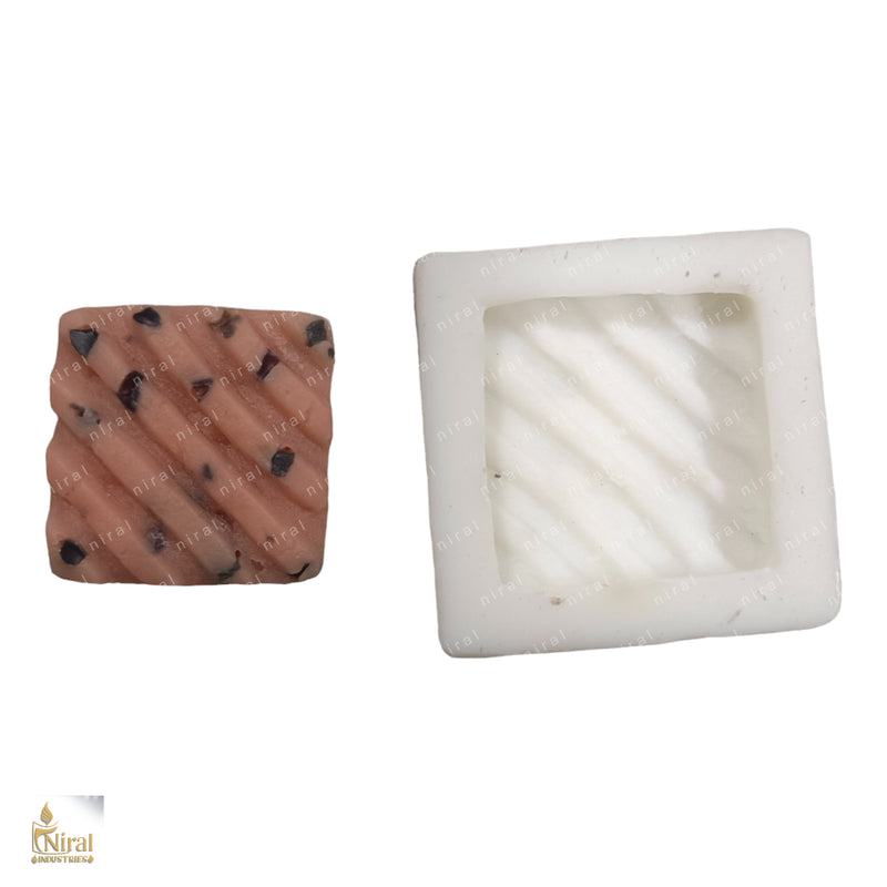 HIDE & SEEK Biscuit Silicone Candle Mould HBY862, Niral Industries