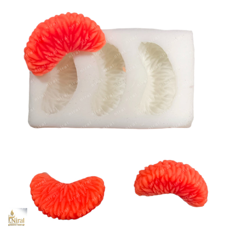 Orange Slice Silicone Candle Mould HCM21702, Niral Industries
