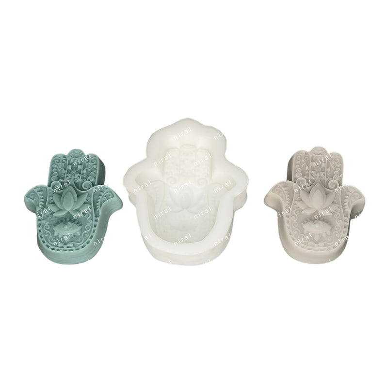 Hamsa Hand Candle Mould HCM21131, Niral Industries.