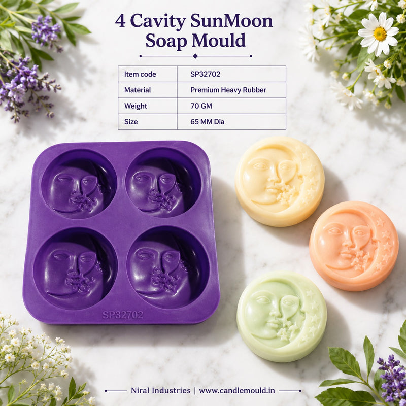 4 Cavity SunMoon 70gm Mould -SP32702 Niral Industries