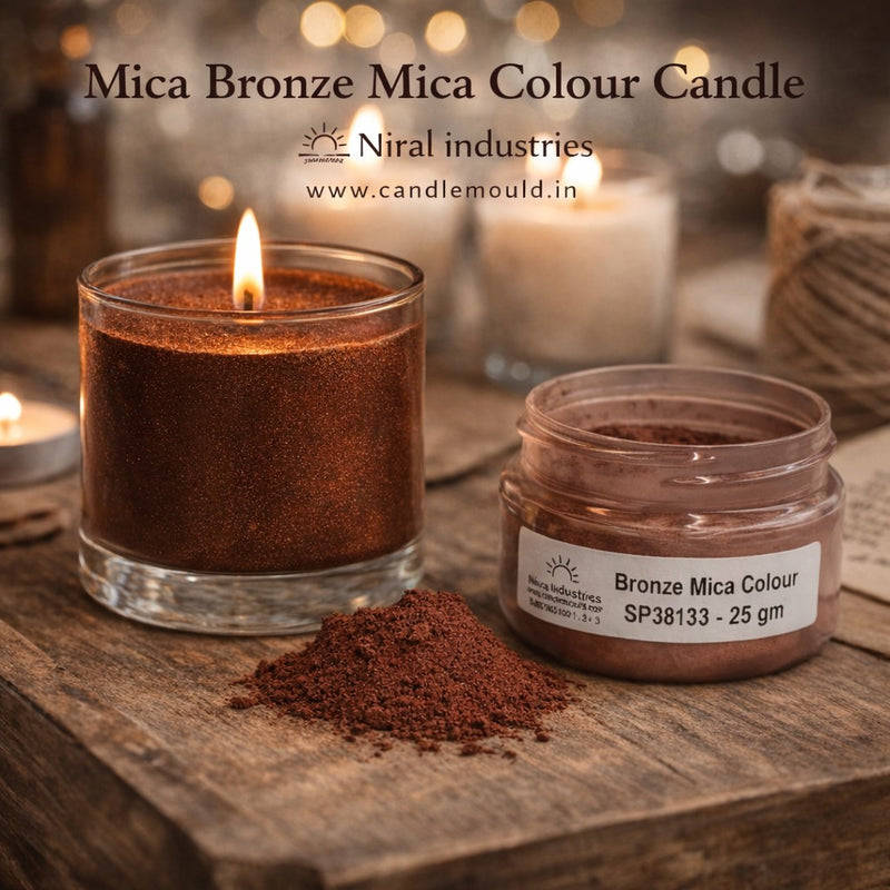 Bronze Mica Colour Candle, Soap, Resin Craft Niral Industries.