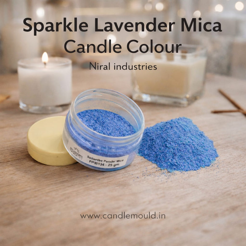 Sparkle Lavender Mica 25 gm SP38138 Niral Industries