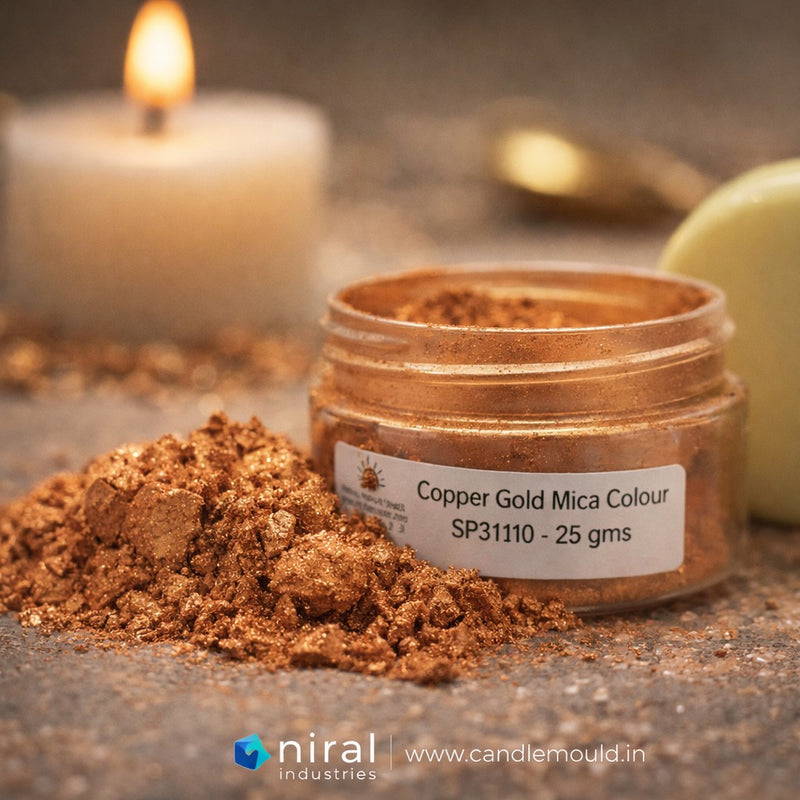 Copper Gold Mica Colour, Candle, Soap, Resin Craft Niral Industries