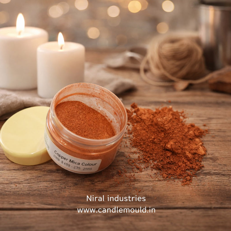 #Mica Copper Mica Colour, Candle, Soap, Resin Craft Niral Industries