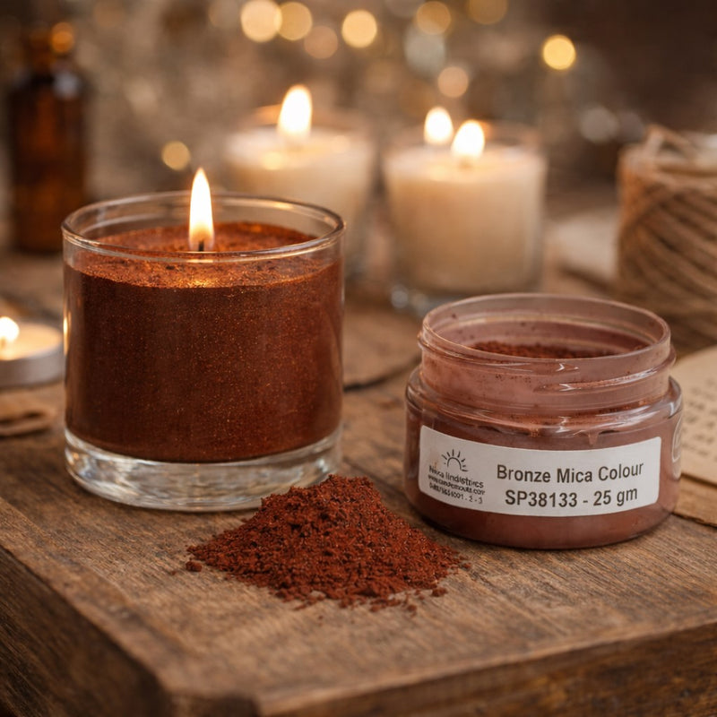Bronze Mica Colour Candle, Soap, Resin Craft Niral Industries.