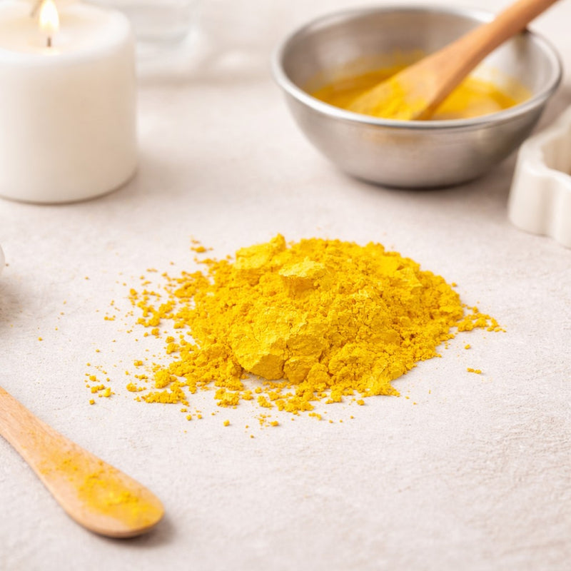 Chrome Yellow Mica Colour, Candle, Soap, Resin Craft Niral Industries.