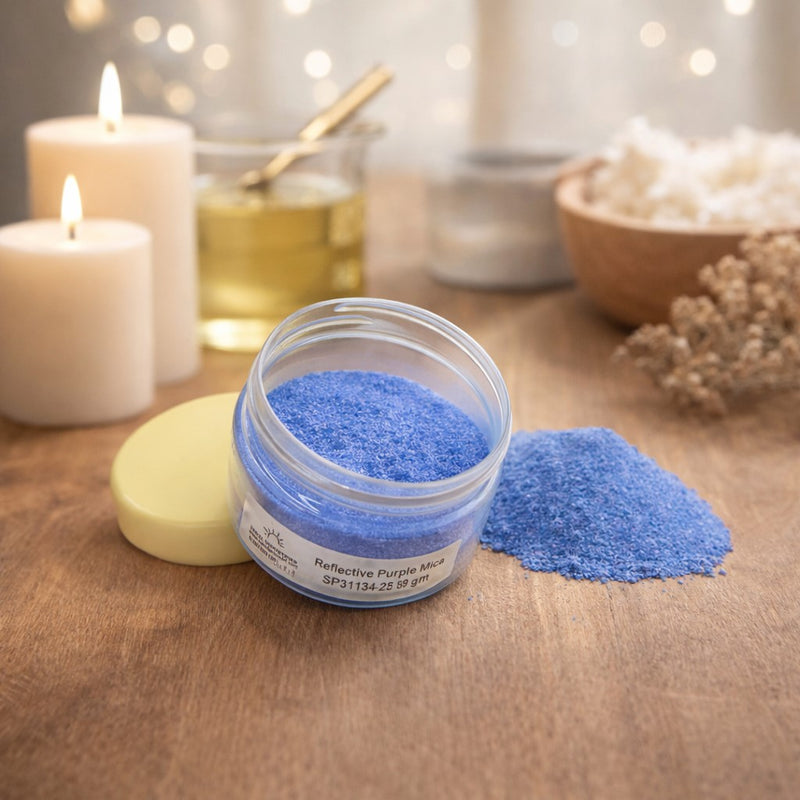 Reflective Purple Mica Colour Candle, Soap, Resin Craft Niral Industries