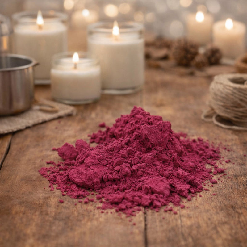 Vibrant Raspberry Mica Colour Candle, Soap, Resin Craft Niral Industries.