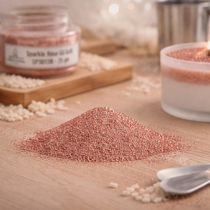Sparkle Rose Gold Mica Colour Candle, Soap, Resin Craft Niral Industries