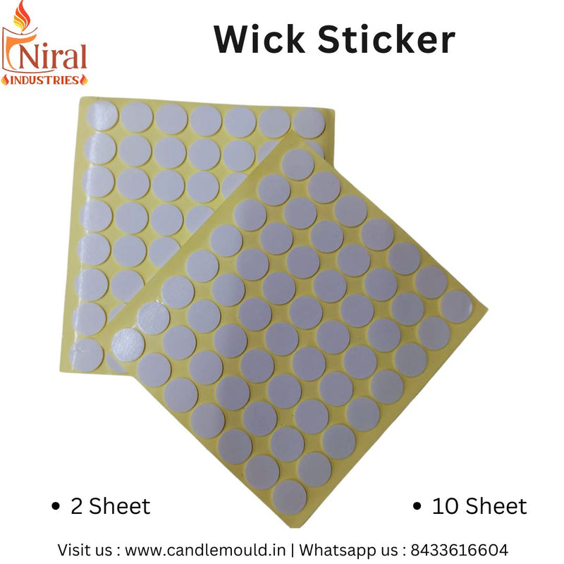 Wick Sticker - 54 Stickers in 1 sheet.