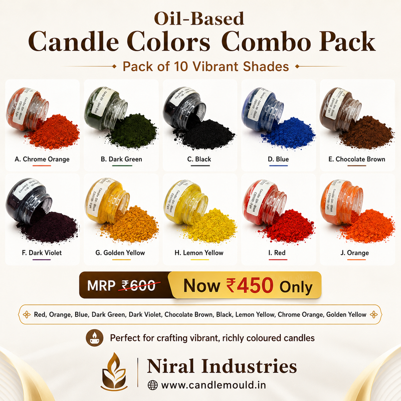 Candle Colour Combo - Fluorescent & Oil-Based