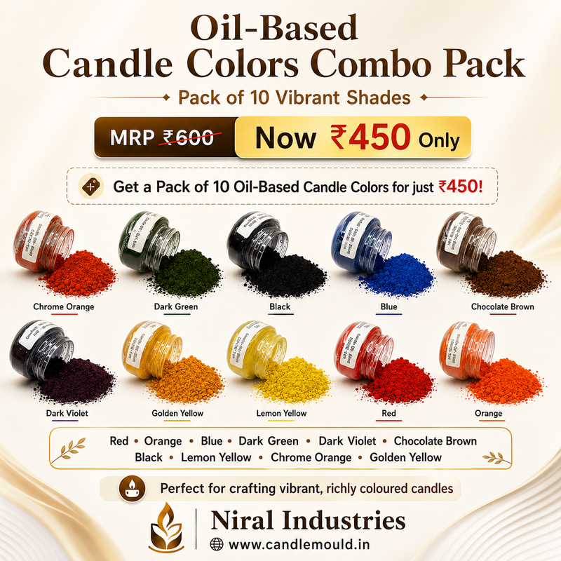 Candle Colour Combo - Fluorescent & Oil-Based