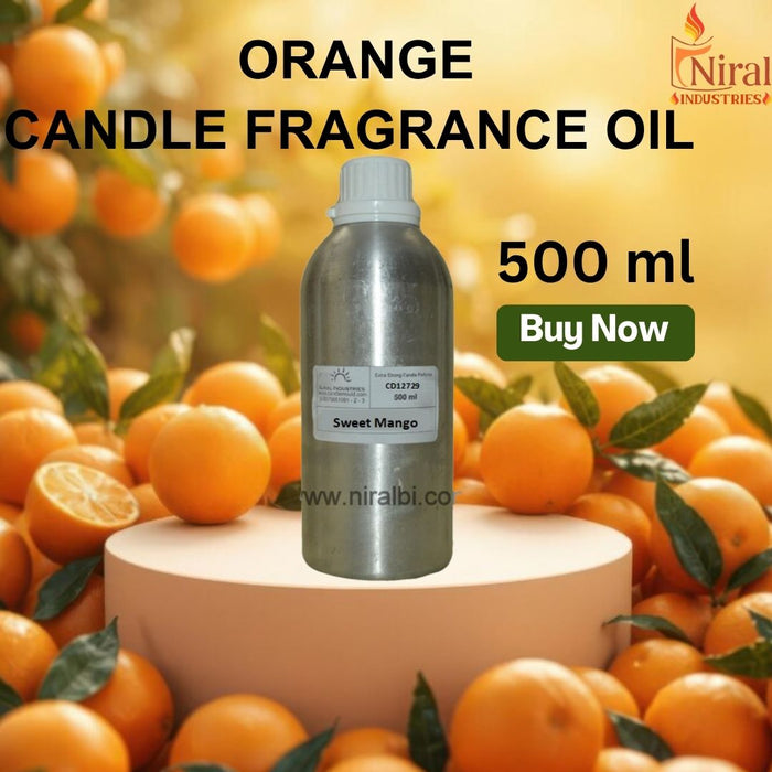 Niral’s Orange Candle Fragrance Oil