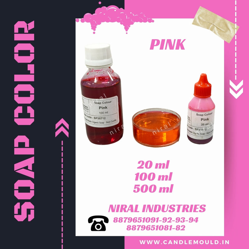 Niral's Pink Soap Colour