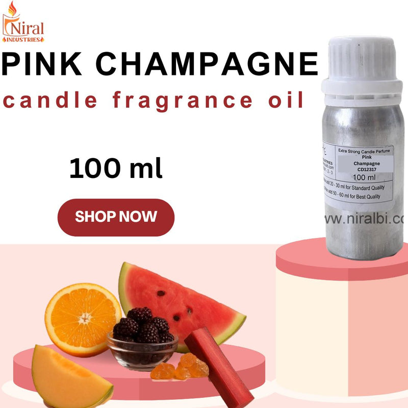 Niral’s Pink Champagne Candle Fragrance Oil