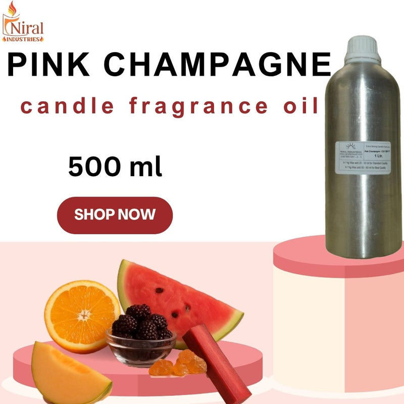 Niral’s Pink Champagne Candle Fragrance Oil