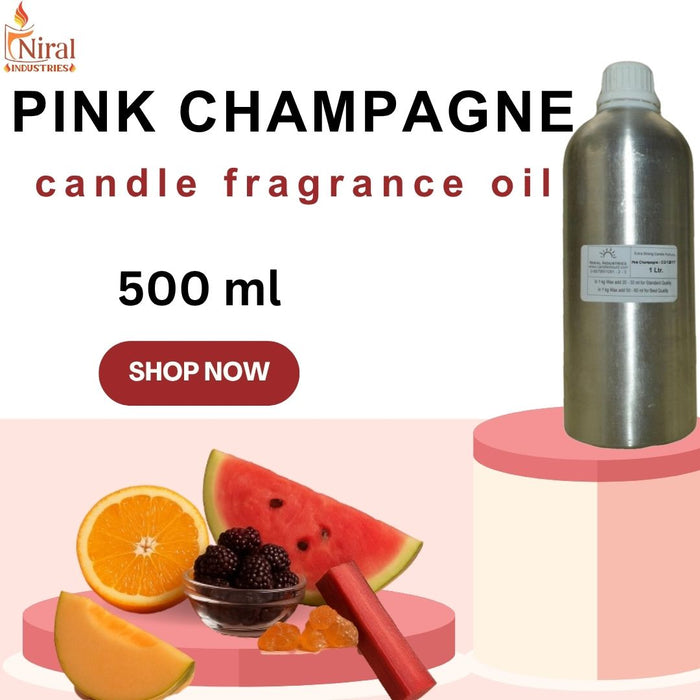 Niral’s Pink Champagne Candle Fragrance Oil