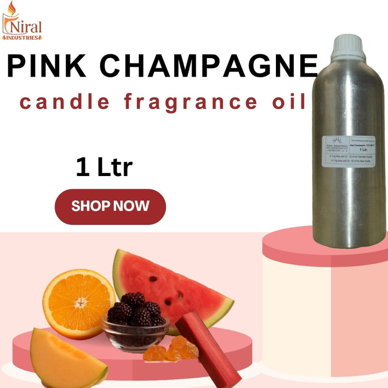Niral’s Pink Champagne Candle Fragrance Oil