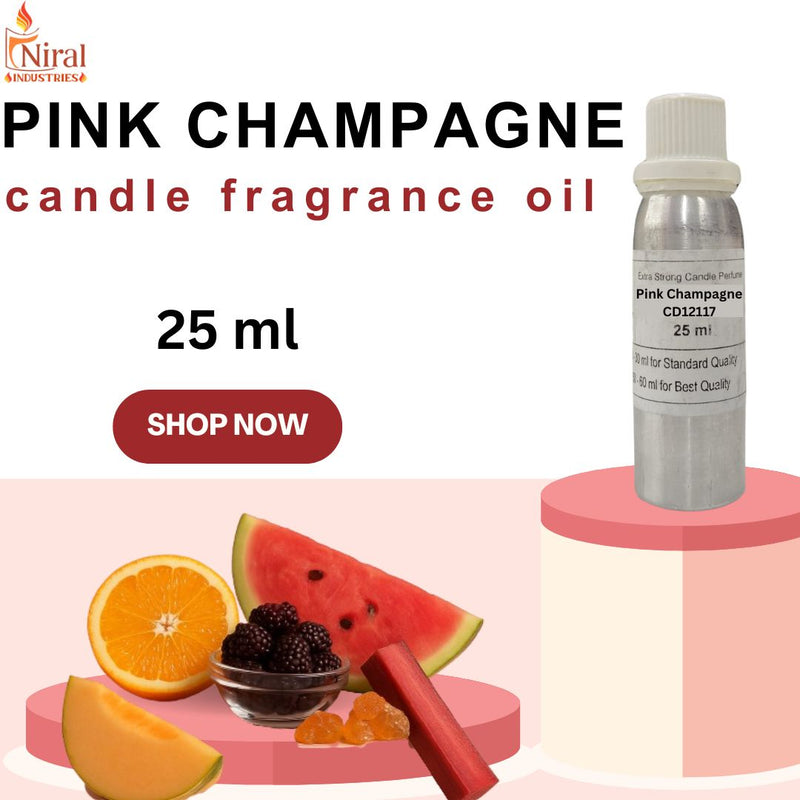 Niral’s Pink Champagne Candle Fragrance Oil
