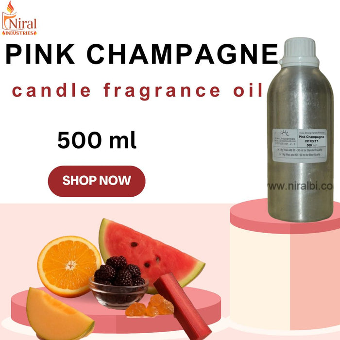 Niral’s Pink Champagne Candle Fragrance Oil