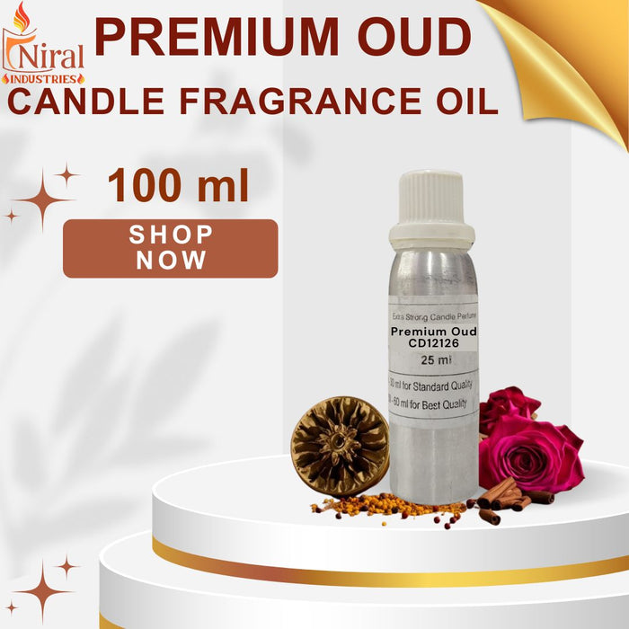 Niral’s Premium Oud Candle Fragrance Oil