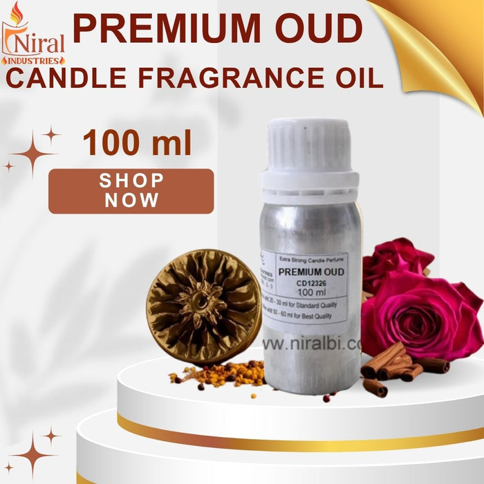 Niral’s Premium Oud Candle Fragrance Oil