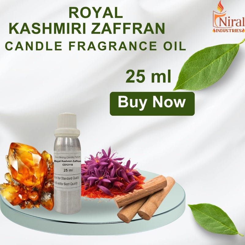 Niral’s Royal  Kashmiri Zaffrani Candle Fragrance Oil