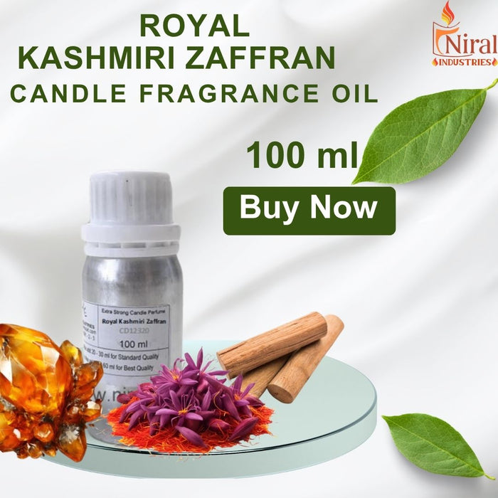 Niral’s Royal  Kashmiri Zaffrani Candle Fragrance Oil