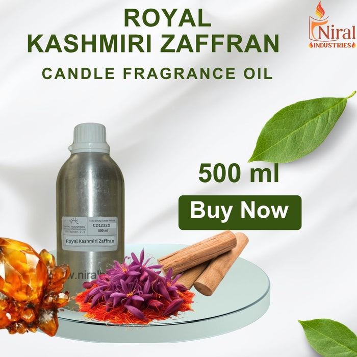 Niral’s Royal  Kashmiri Zaffrani Candle Fragrance Oil