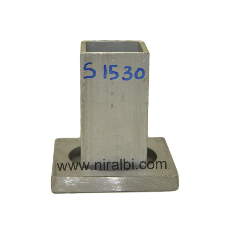 Niral's Geometry Aluminum Square Dia 1.5 inch - Ht 3 inch