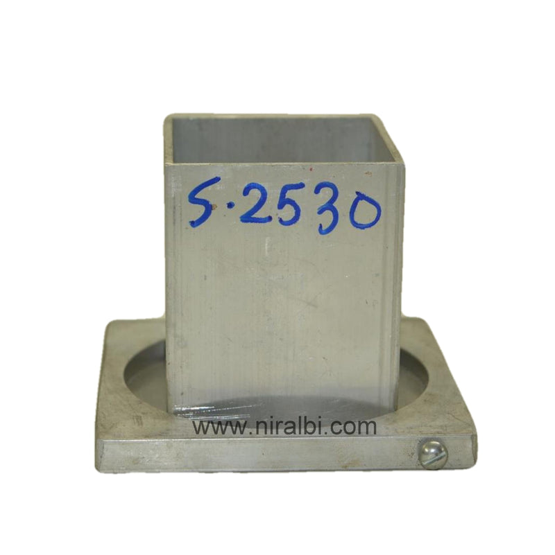 Niral's Geometry Aluminum Square Dia 2.5  inch - Ht 3 inch
