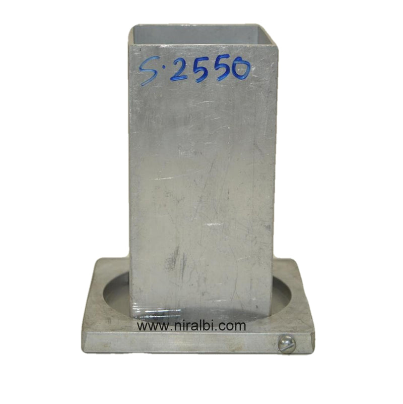 Niral's Geometry Aluminum Square Dia 2.5  inch - Ht 5 inch