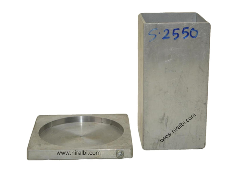 Niral's Geometry Aluminum Square Dia 2.5  inch - Ht 5 inch