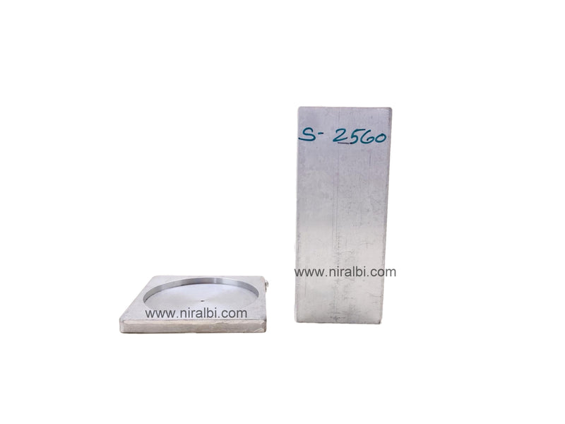 Niral's Geometry Aluminum Square Dia 2.5 inch - Ht 6 inch