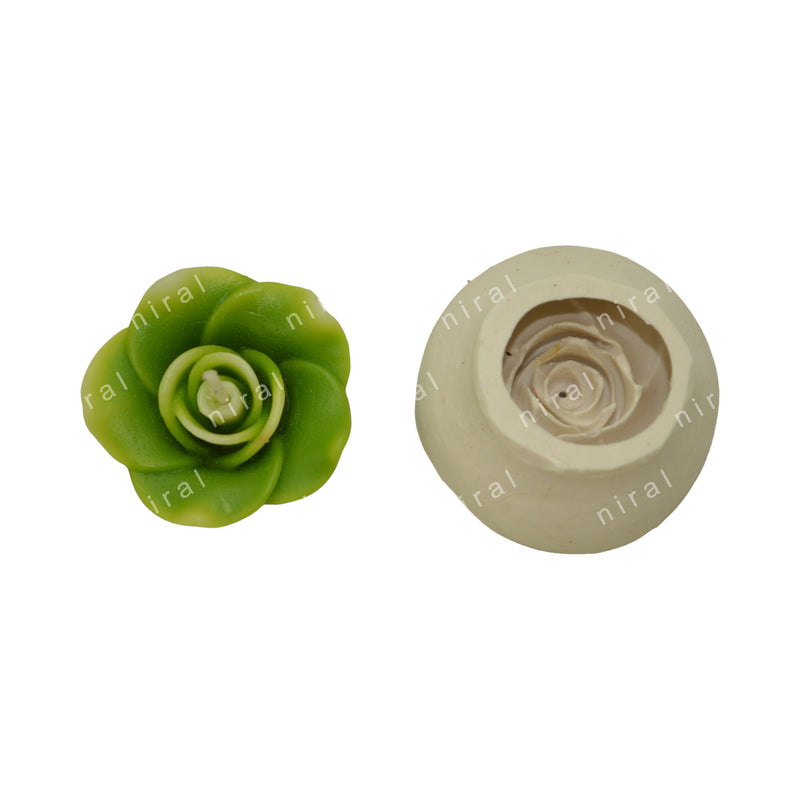 Rosy Radiance Silicone Candle Mold SCM22124, Niral Industries