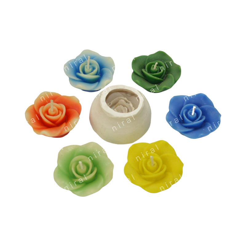 Rosy Radiance Silicone Candle Mold SCM22124, Niral Industries