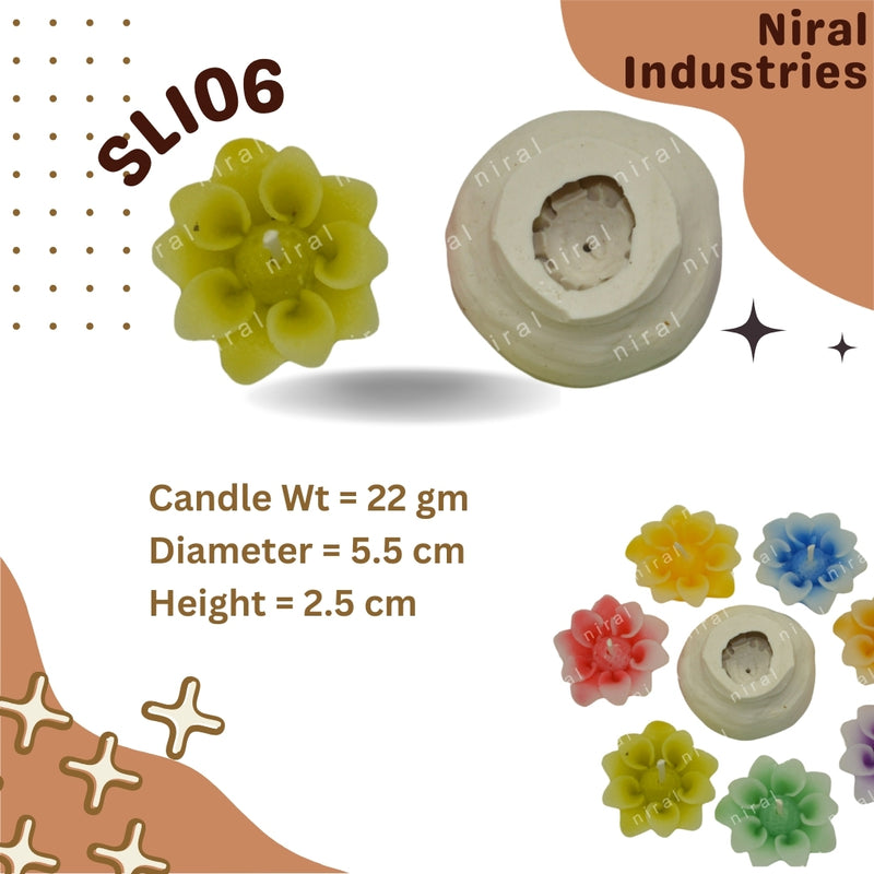 Sunny Blooms Silicone Candle Mold SCM22126, Niral Industries