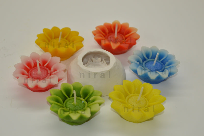 Vibrant Sunflower Silicone Candle Mold SL107, Niral Industries